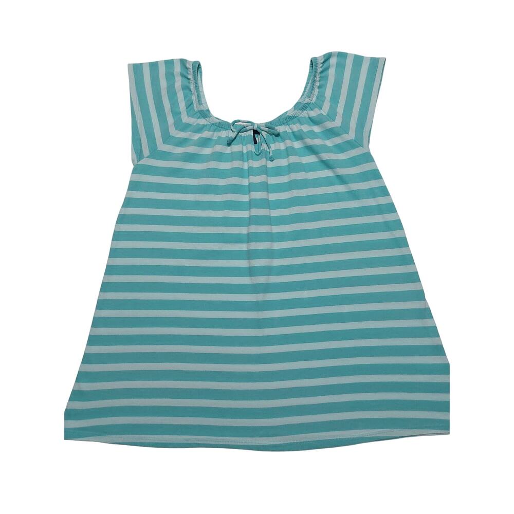 GAP Kids cotton cap-sleeved striped swing top